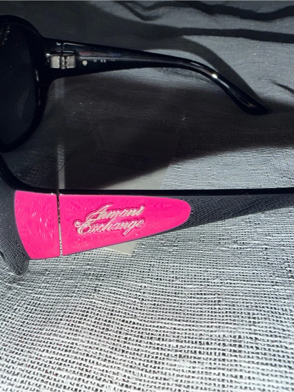 Authentic Vintage Armani Exchange Women's Sunglasses with Clear Graphic Case